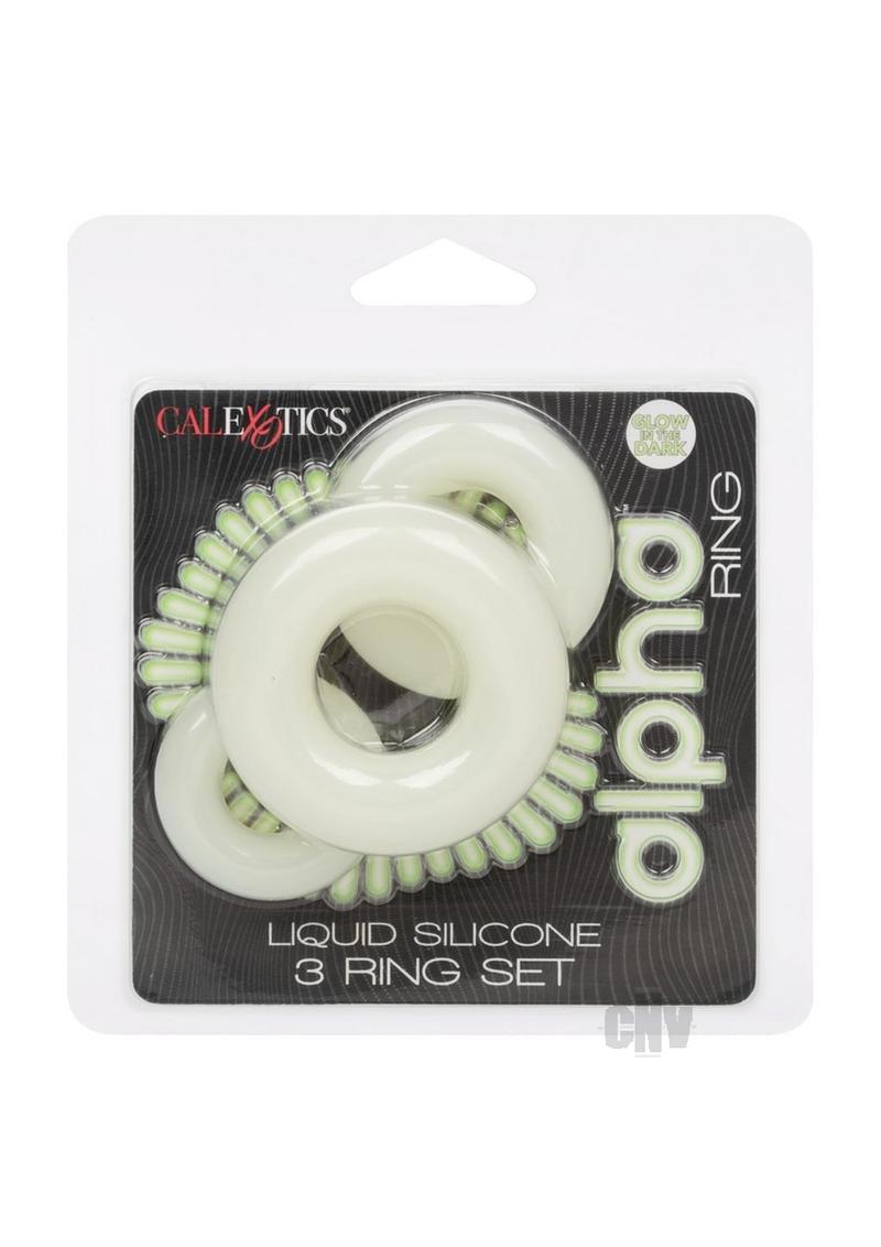 Alpha Gitd Silicone 3 Ring Set