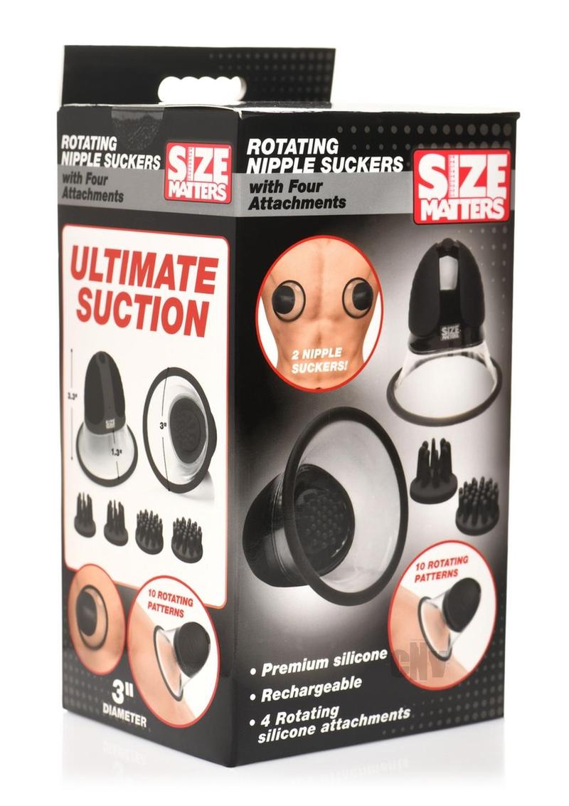 Size Matter 10x Rotate Nip Suck W/attch
