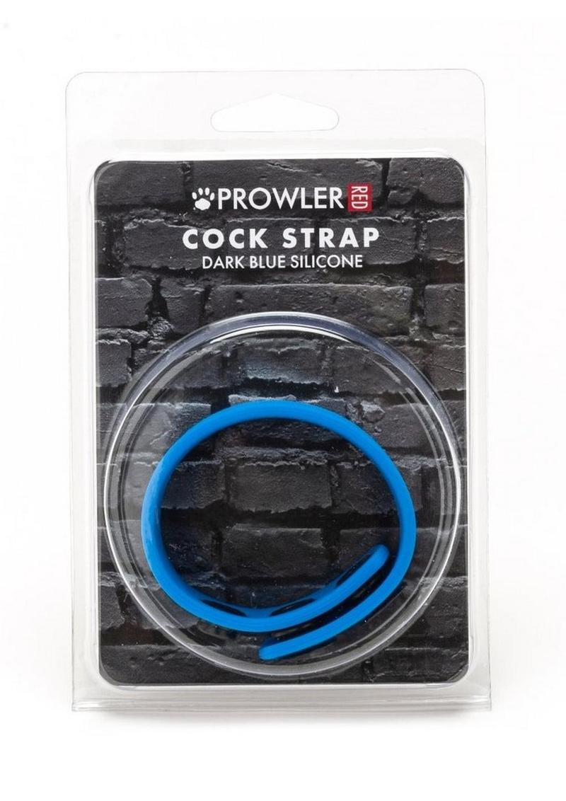 Prowler Red Silicone Cock Strap Dk Blu