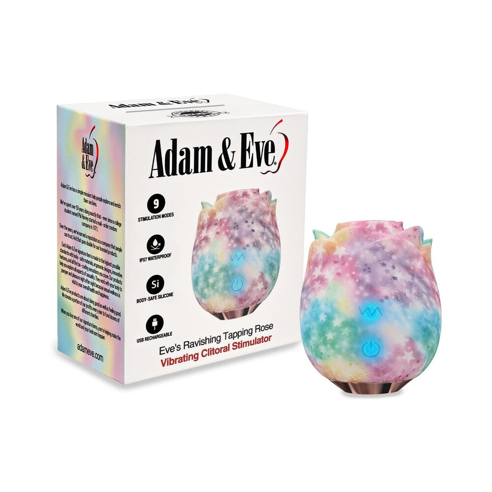 Adam & Eve Rainbow Galaxy Tapping Rose
