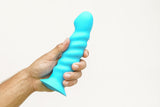Kendall Silicone Dildo - Blue