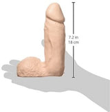 The Naturals 7 inches Thick Dong with Balls Beige