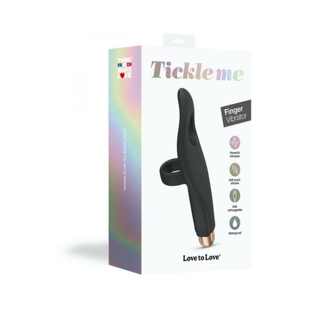 Love To Love Tickle Me Finger Vibrator Noir