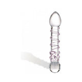 Spiral Staircase Full Tip Glass Dildo