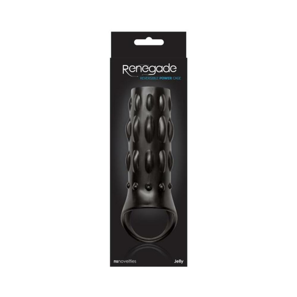 Reversible Power Cage Jelly Sleeve - Black