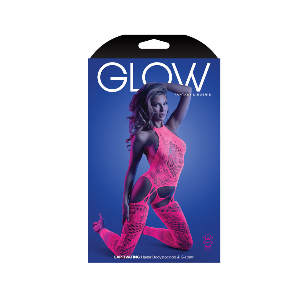 Captivating Halter Bodystocking & G-String