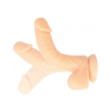 Addiction David 8 inches Bendable Beige Silicone Dong