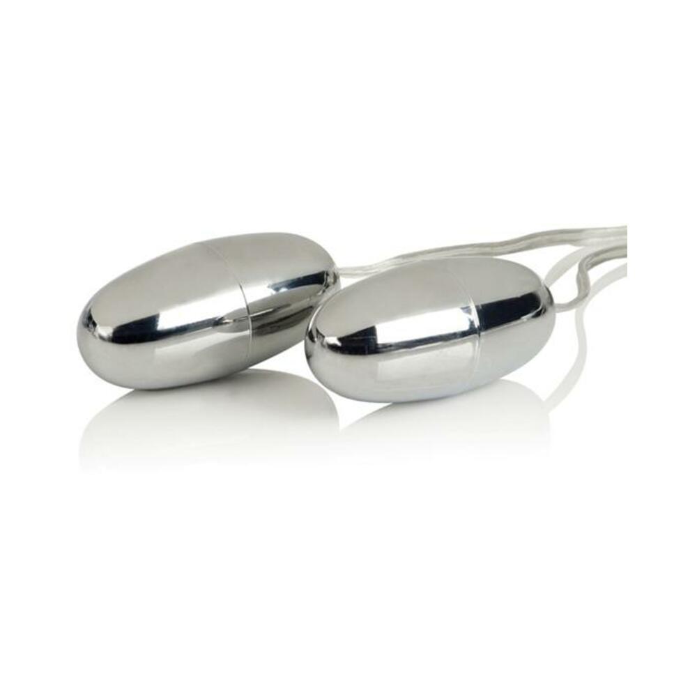 Pocket Exotics Vibrating Double Silver Bullets