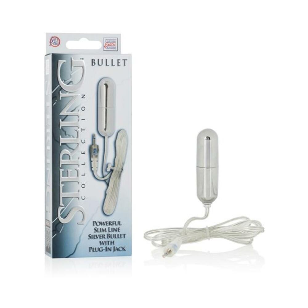 Sterling Collection Silver Slim Line Bullet With Plug In Jack