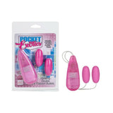 Pocket Exotics Double Pink Passion Bullet Vibrators