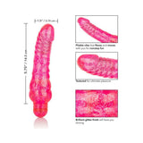 Sparkle Glitter Jack Pink Vibrating Dildo