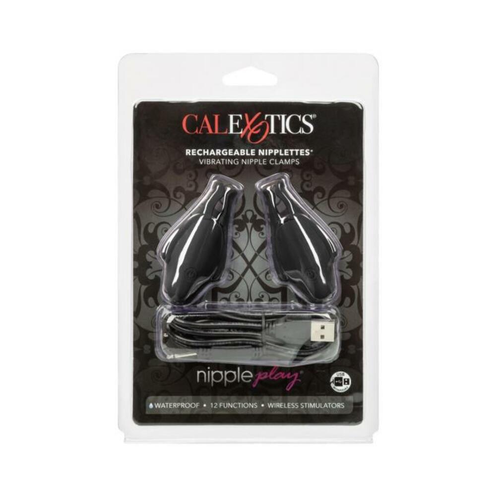 Nipple Play Rechargeable Nipplettes - Black