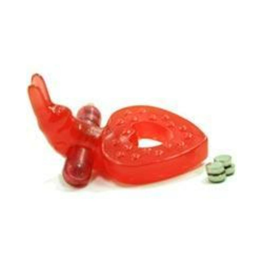 RING OF XTASY RABBIT SERIES RED SILICONE