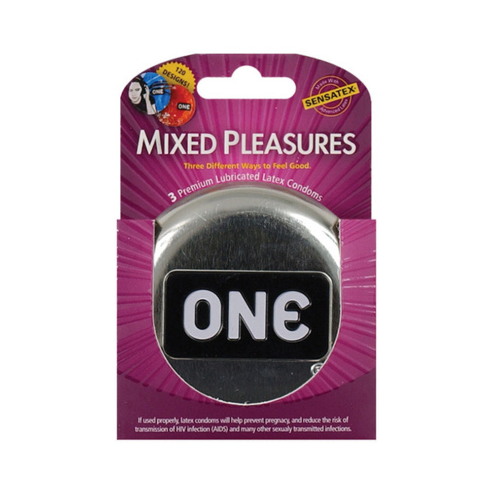 One next generation mixed pleasures condoms - box of 3