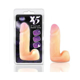 X5 5.5 inches Natural Feel Dildo Flexible Internal Spine