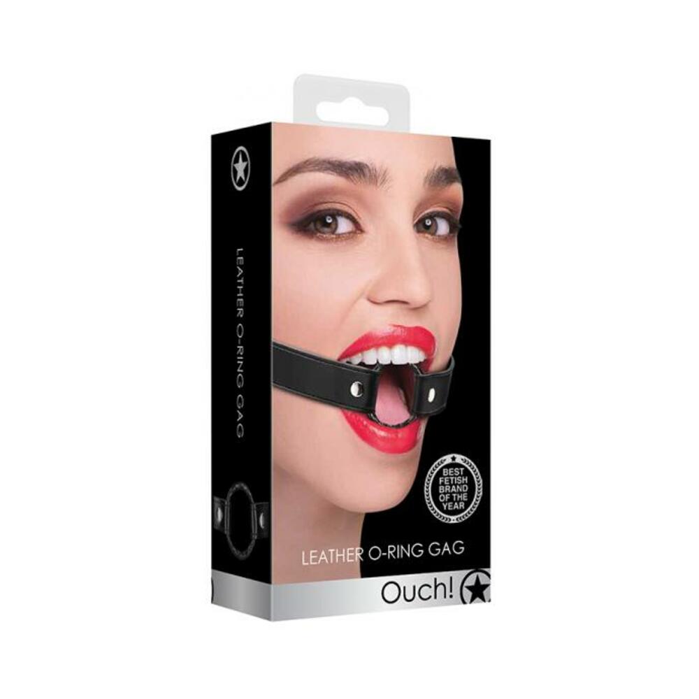 Ouch Wrapped O-ring Gag - Black
