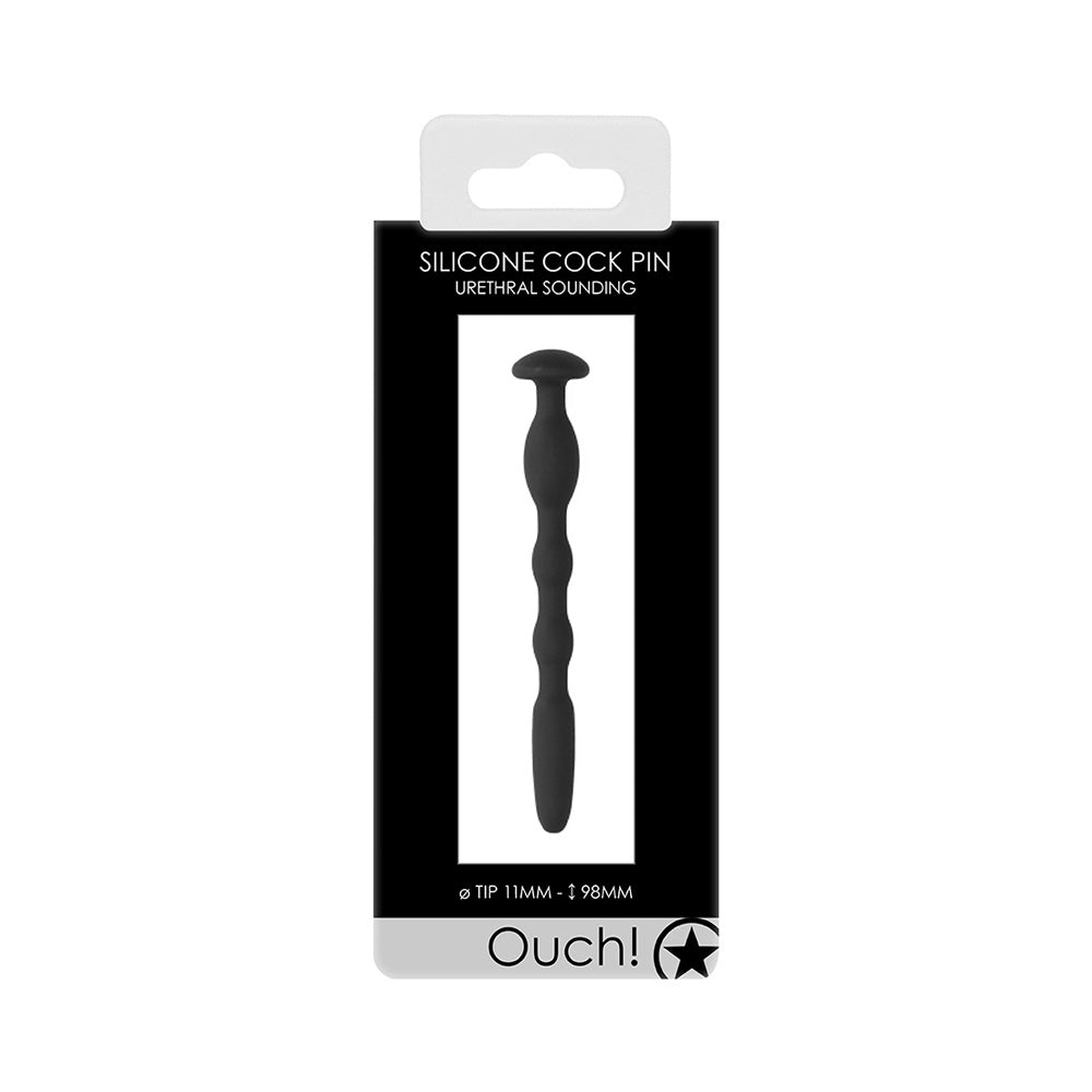 Urethral Sounding Silicone Cock Pin 11MM/98MM