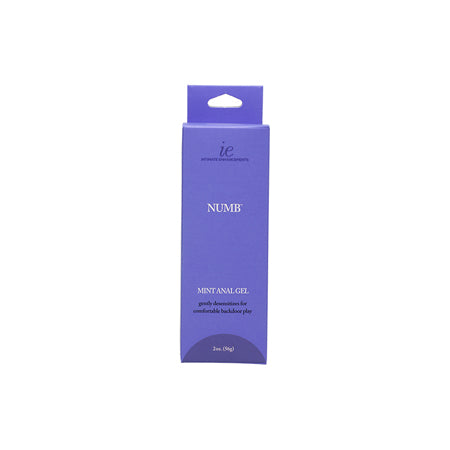 Intimate Enhancements Numb Anal Gel - 2 oz Mint