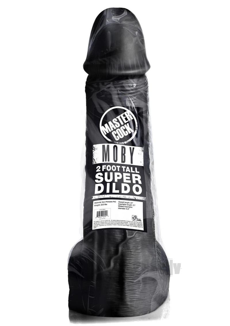 Master Cock Moby Super Dildo 2` Blk