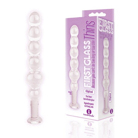 The 9s Glass Thins - Elliptical Glass Plug