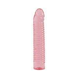 Vivid Ribbed Jellie Cock Sunrise - Pink