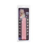 Vivid Ribbed Jellie Cock Sunrise - Pink