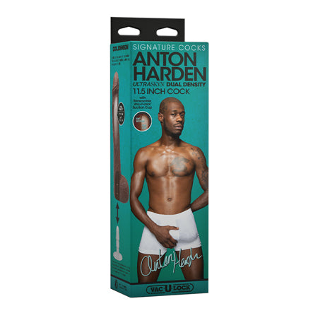 Signature Cocks ULTRASKYN 11' Cock w/Removable Vac-U-Lock Suction Cup - Anton Harden
