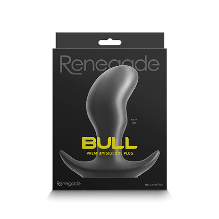 Renegade Bull Medium Butt Plug - Black