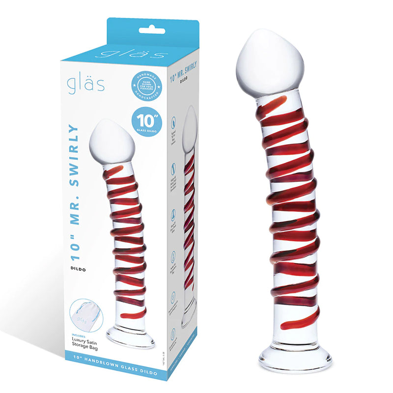 Mr. Swirly Dildo 10in