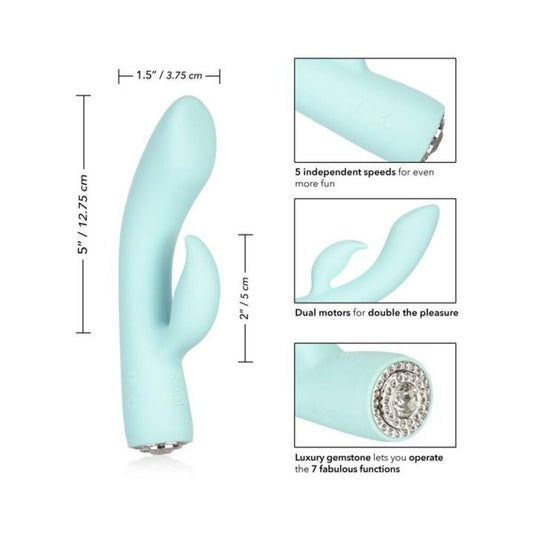 Pave Marilyn Green Rabbit Style Vibrator