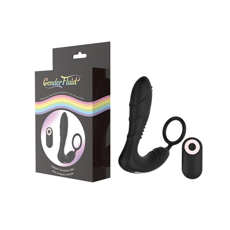 Gender Fluid Enrapt Prostate Vibe w/Remote - Black