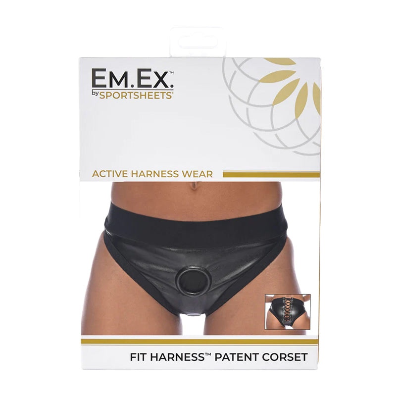 SS Fit Harness Patent Corset L