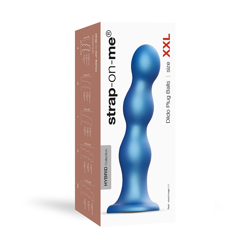 Strap-On-Me Dildo Plug Balls Met Bl XXL