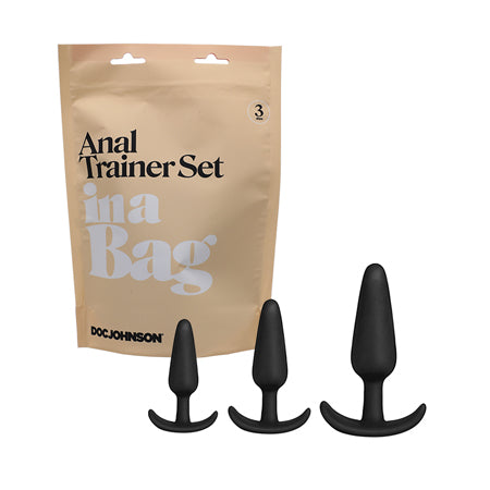 In A Bag Anal Trainer Set - Black