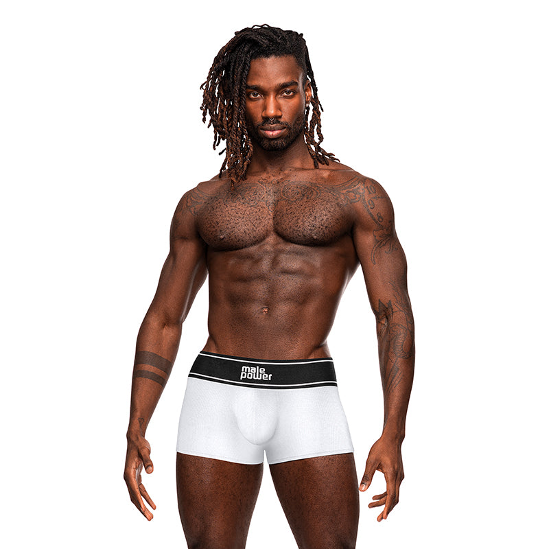MP Modal Rib Pouch Short White S