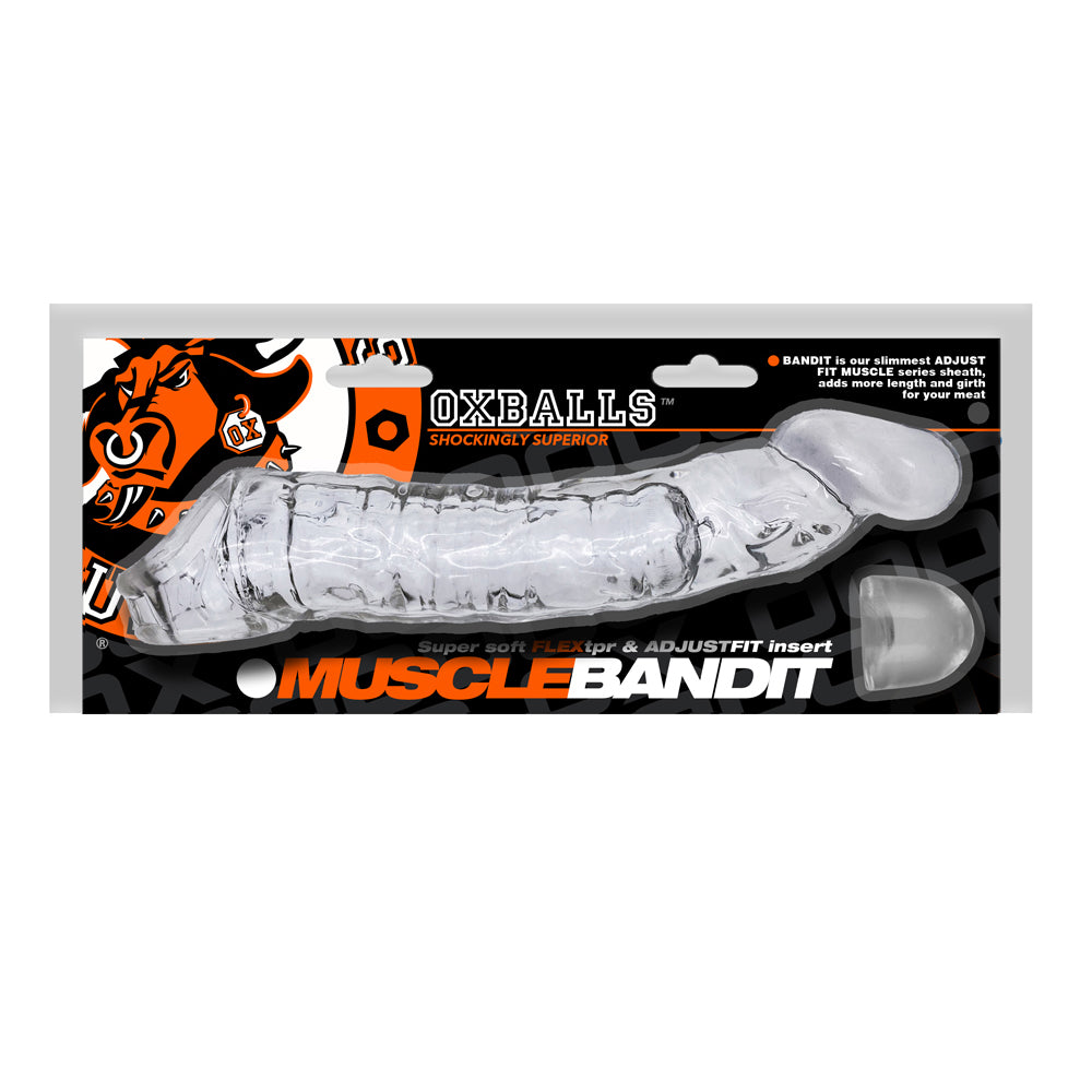 Oxballs Muscle Bandit Cocksheath - Clear