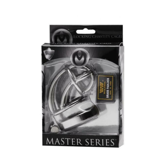 Captus Stainless Steel Locking Chastity Cage