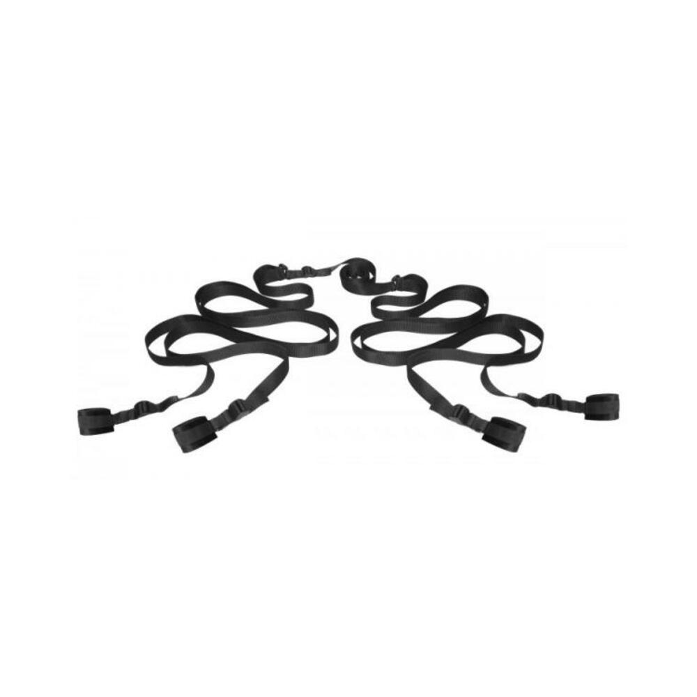 Hold Me Bedroom Restraint System Black Standard Bed