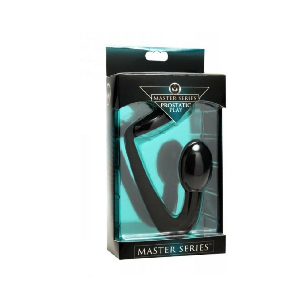 Prostatic Explorer Silicone Cock Ring And Prostate Plug