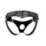 Strap U Bodice Corset Style Strap On Harness Black O/S