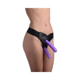 Tri-Play Silicone Dildo 3 Piece Set Purple