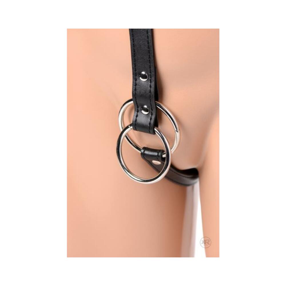 Male Full Body Harness Black Leather