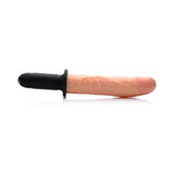 Onslaught 13X XL Vibrating Dildo Thruster Beige