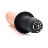 Onslaught 13X XL Vibrating Dildo Thruster Beige