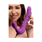 Royal Revolver Vibrating Strapless Silicone Strap On Dildo