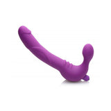 Royal Revolver Vibrating Strapless Silicone Strap On Dildo