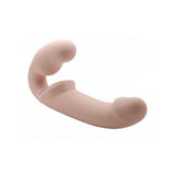 10X Evoke Ergo Fit Inflatable & Vibrating Strapless Strap-On Beige