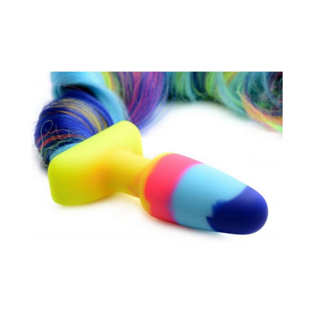 Tailz Rainbow Unicorn Tail Anal Plug