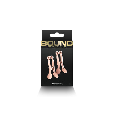 Bound C1 Nipple Clamps - Rose Gold