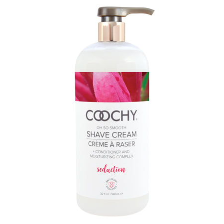 COOCHY Seduction Shave Cream - 32 oz Honeysuckle/Citrus